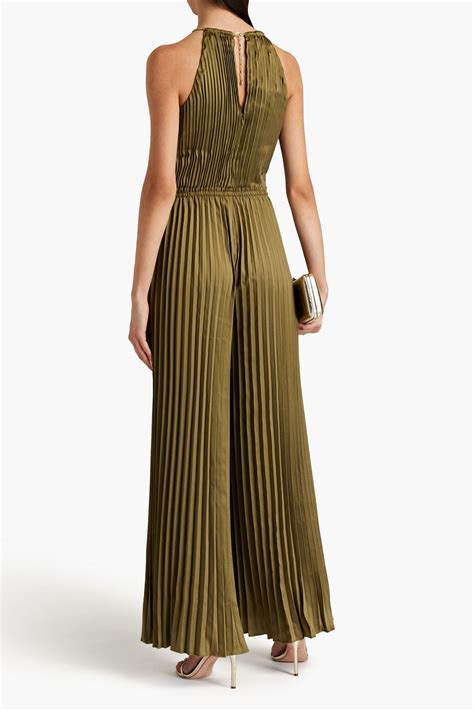 michael kors jumpsuit cady|michael kors pleated jumpsuit.